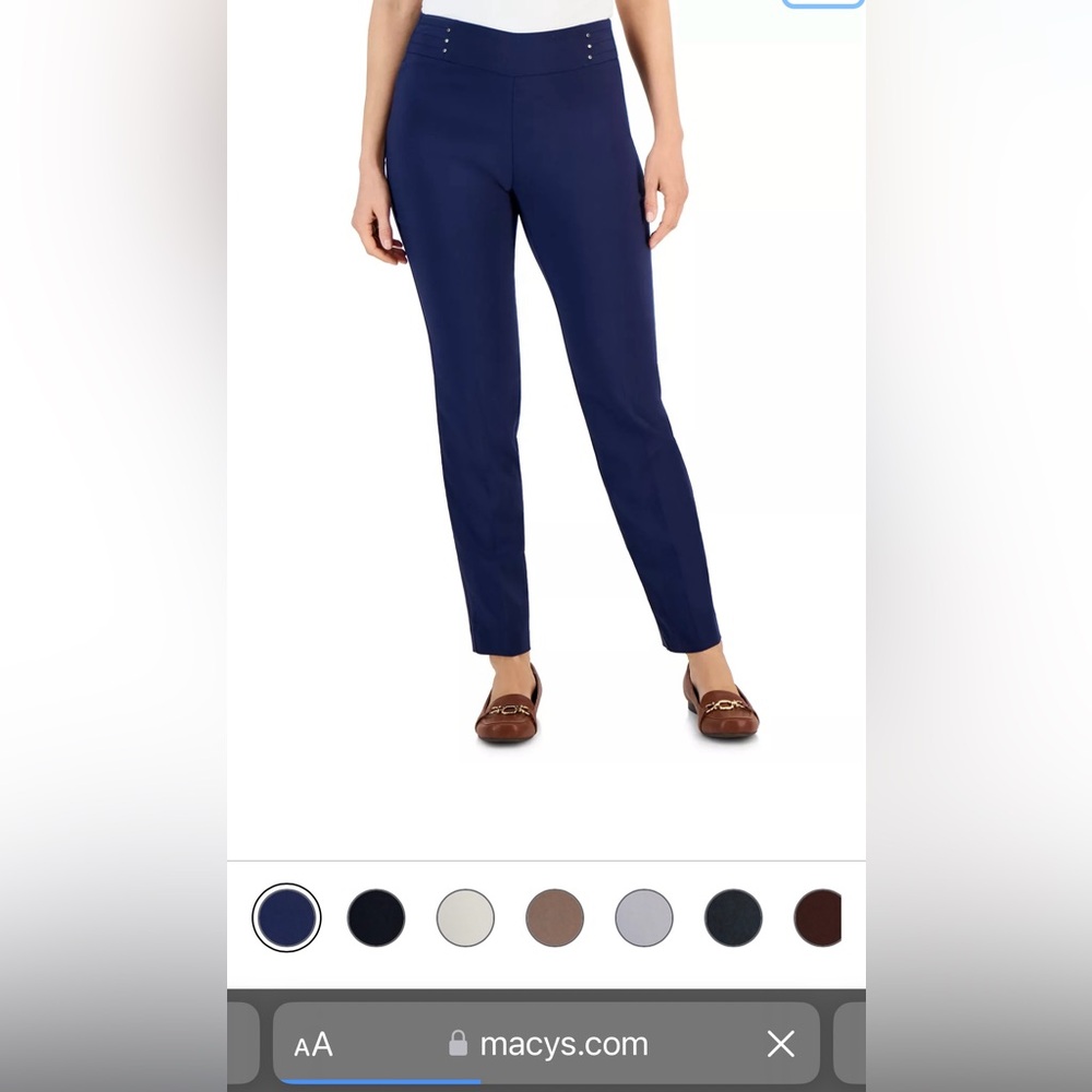 Pull on pants from JM collection at Macys